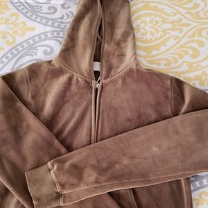 Forest Green Velour Pants and Jacket Set